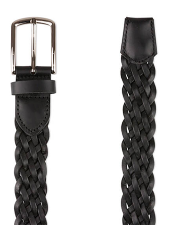 Leather Braided Belt
