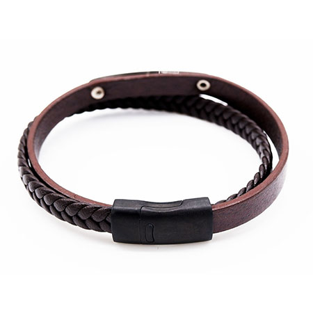 2 Wraps PU Bracelet