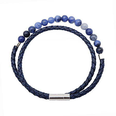 Leather&Beaded Bracelet