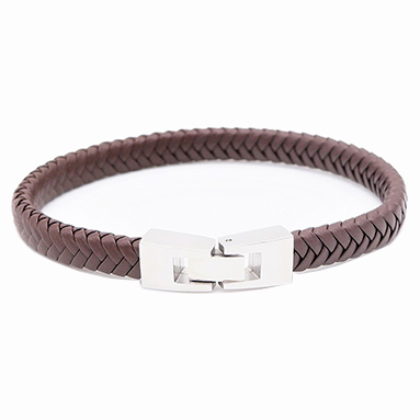 Borwn Braided Bracelet