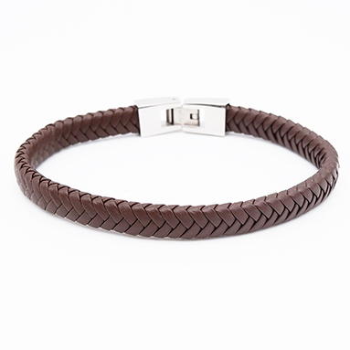 Borwn Braided Bracelet