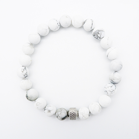 Howlite Beaded Bracelet