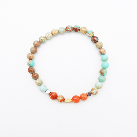 Lt Blue Imperial Stone Bracelet