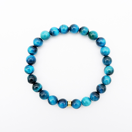 Aqua Tiger Eye Bracelet