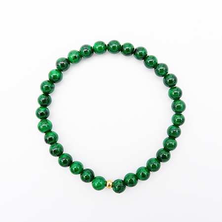 Green Jade Beaded Bracelet