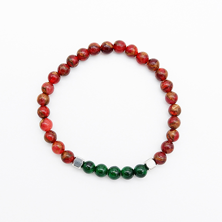 Mosaic Quartz Beaded Bracelet