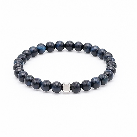 Dark Navy Tiger Eye Bracelet