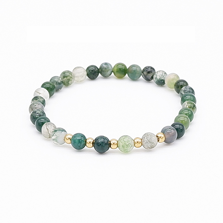 6mm Grass Jasper Bracelet