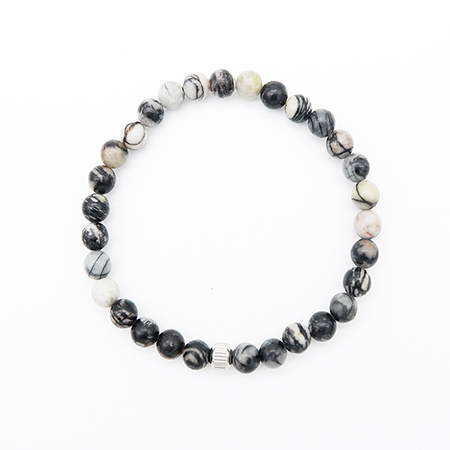 Black Web Jasper Bracelet