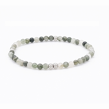 4mm Grass Jasper Bracelet