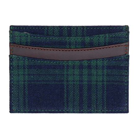 Leather Fabric Card Case