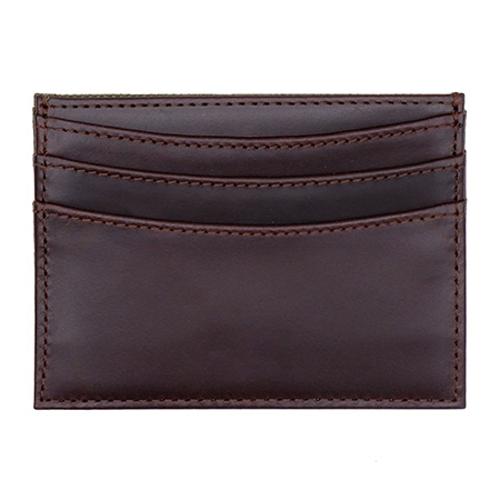 Leather Fabric Card Case