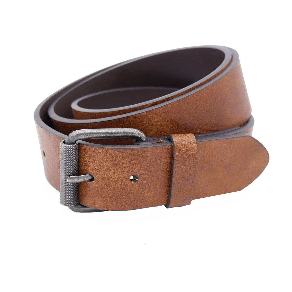 38mm Brown Texture Roller Buckle Belt.jpg