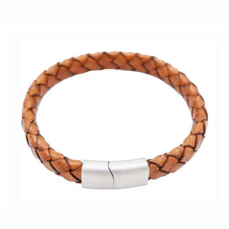 Wide Braided Bracelet